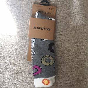 Burton ski / snowboard socks - coffee and donuts